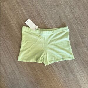 NWT- MNG Mini Knit Green Shorts